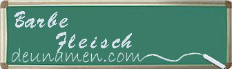 Barbe Fleisch Visitenkarte
